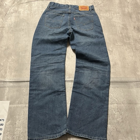 Levis Jeans Student 14Reg 27x29 Medium Wash 505 Regular Straight Leg Denim - Picture 7 of 10